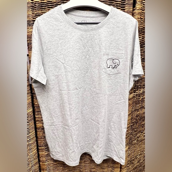 Ivory Ella- Light Gray Elephant Tee- Save the Elephants, XXL - Picture 1 of 4